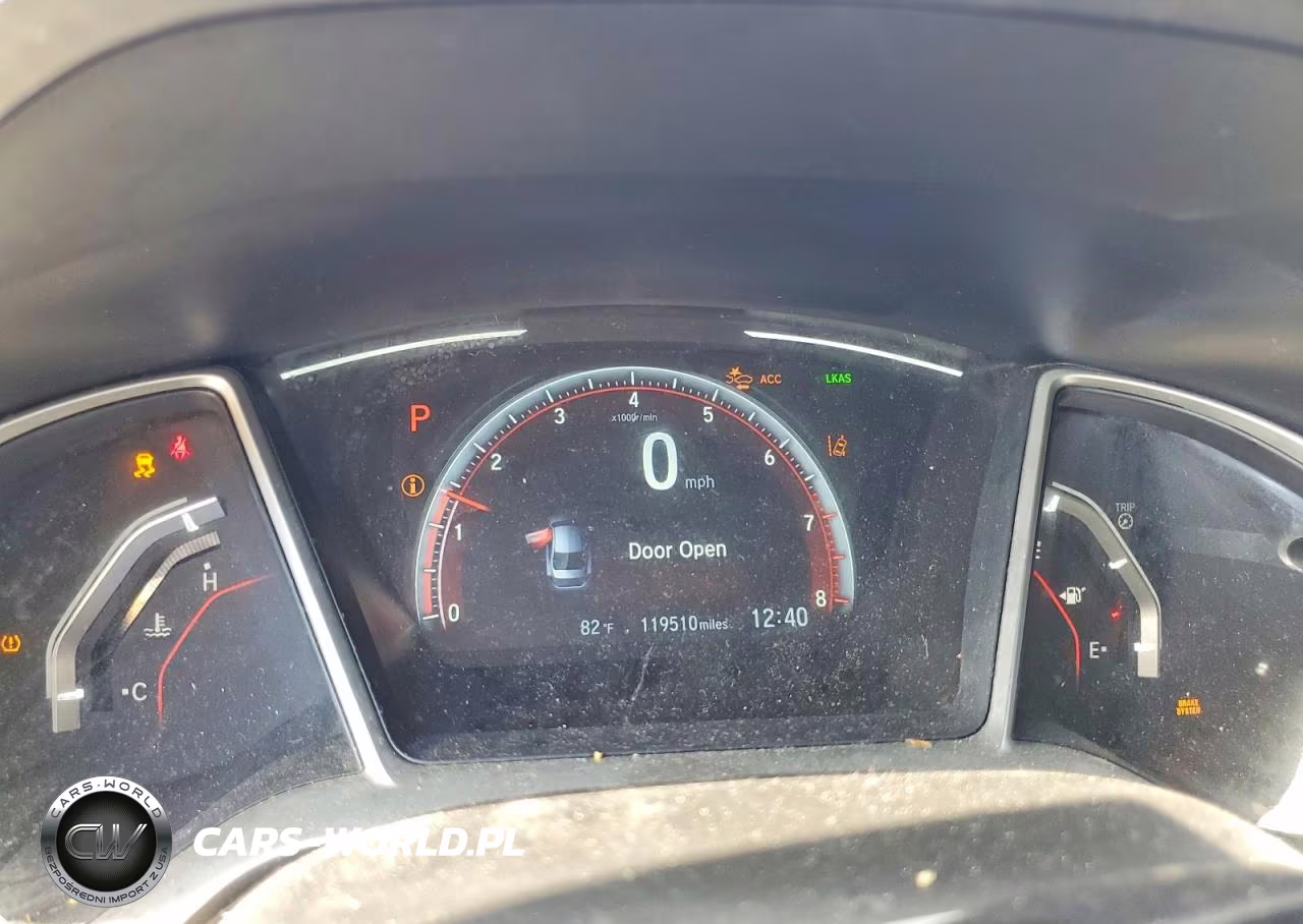 2019 Honda Civic Sport VIN:2HGFC2F86KH578727 - 9