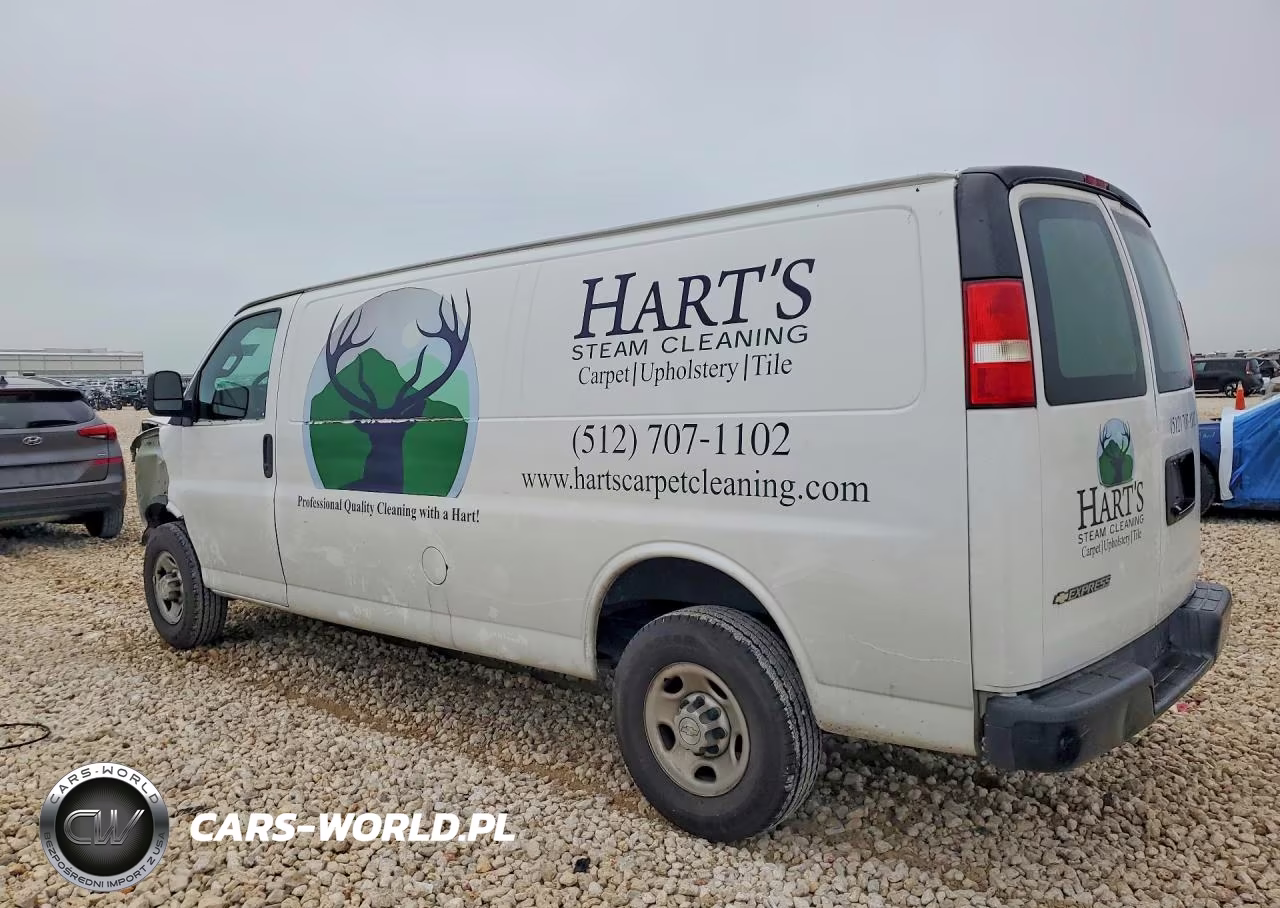2019 Chevrolet Express 2500 Cargo Delivery Van VIN:1GCWGBFP8K1152532 - 2