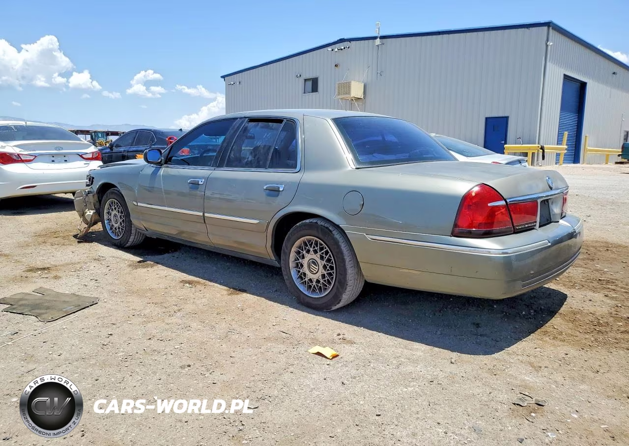 2000 Mercury Grand Marquis Gs VIN:2MEFM74W0YX745848 - 2