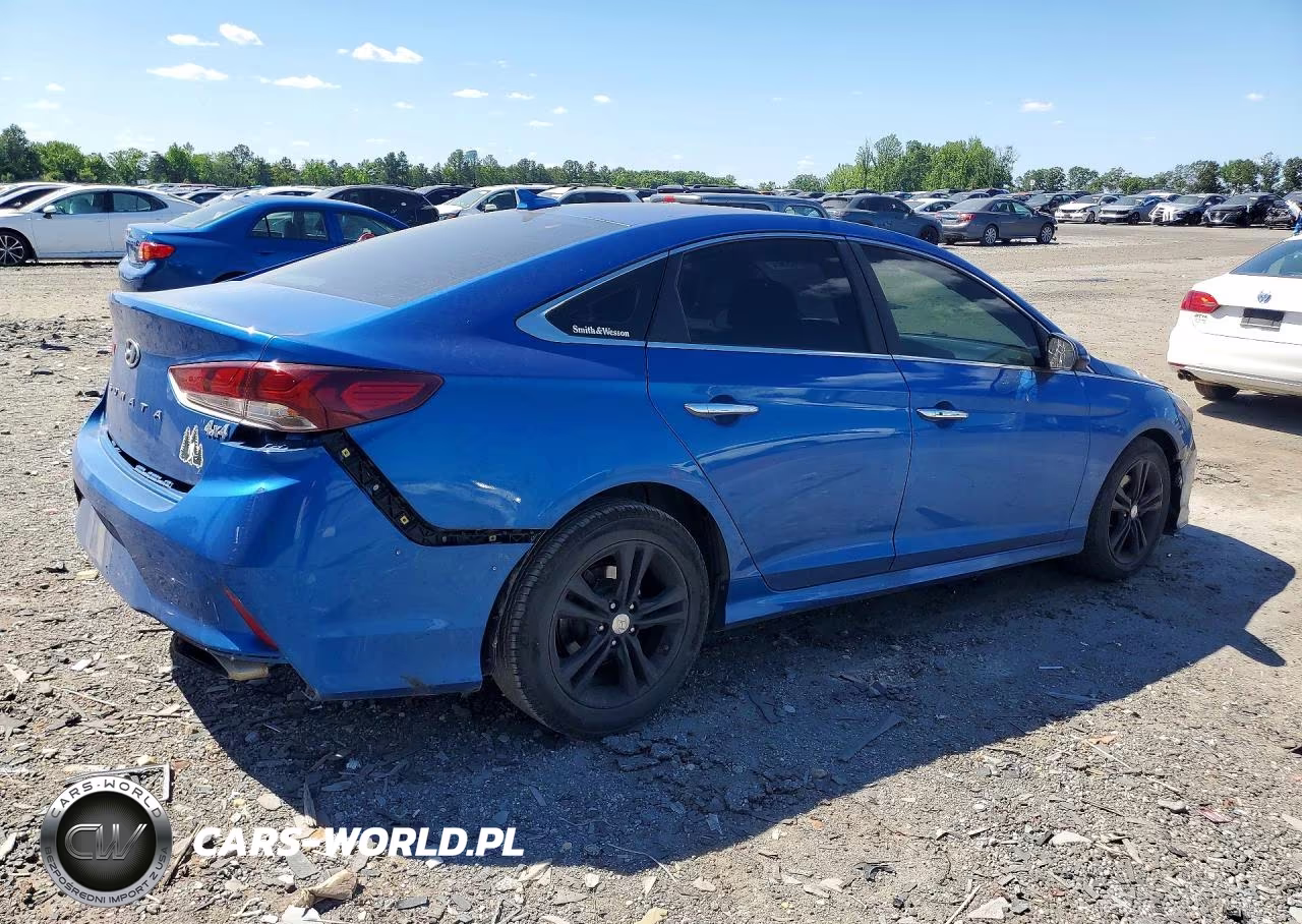 2018 Hyundai Sonata Sel VIN:5NPE34AFXJH599517 - 3