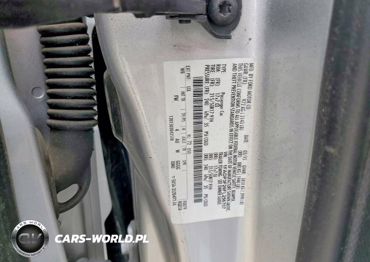 2015 Ford Focus Se VIN:1FADP3F29FL256707 - 12