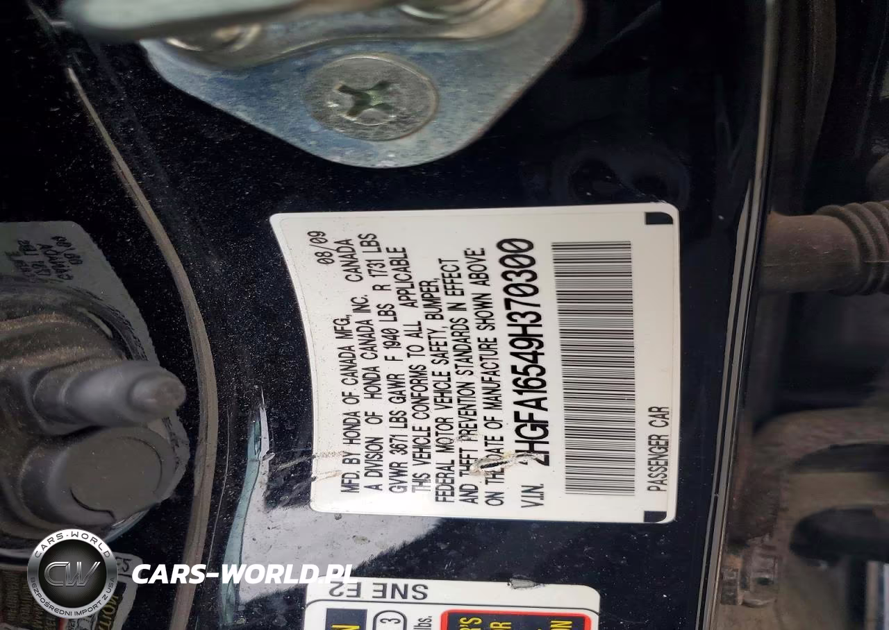 2009 Honda Civic Lx VIN:2HGFA16549H370300 - 12