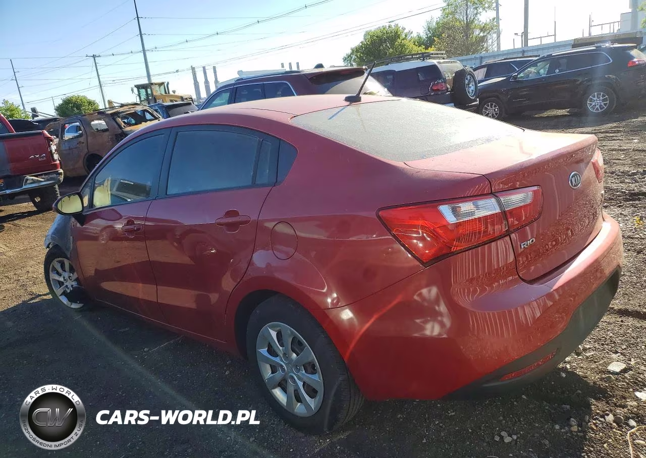 2013 Kia Rio Lx VIN:KNADM4A39D6108185 - 2