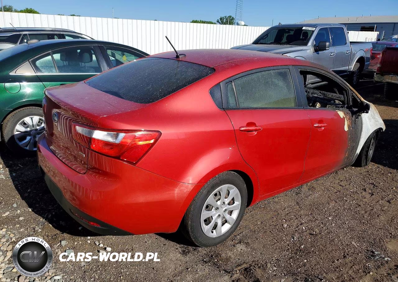 2013 Kia Rio Lx VIN:KNADM4A39D6108185 - 3