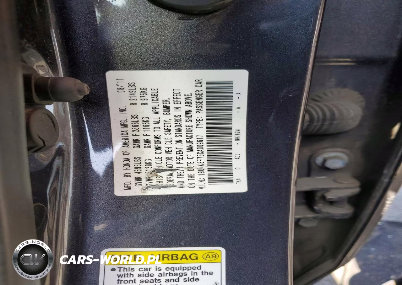 2012 Acura Tl VIN:19UUA8F75CA009617 - 12