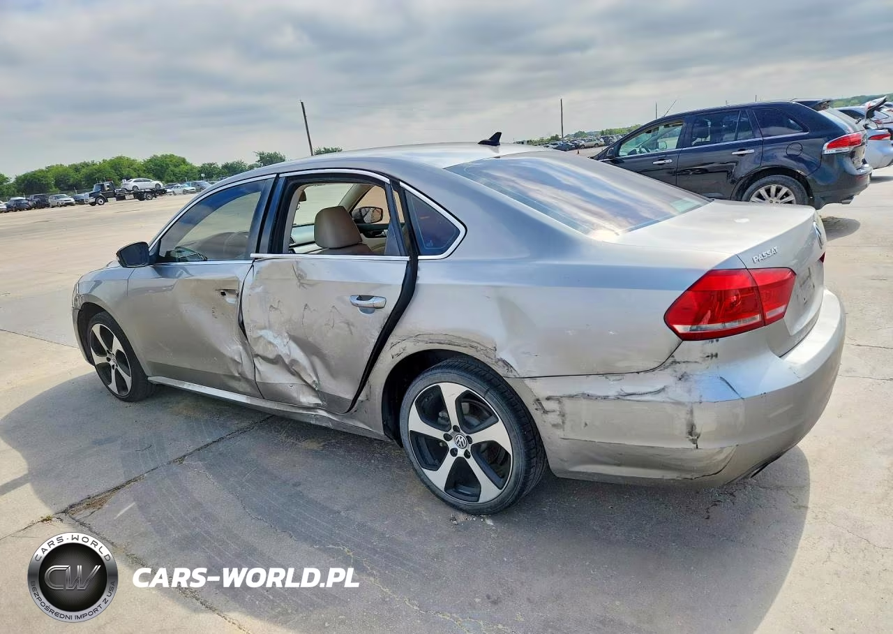 2013 Volkswagen Passat Se VIN:1VWBN7A31DC033666 - 2