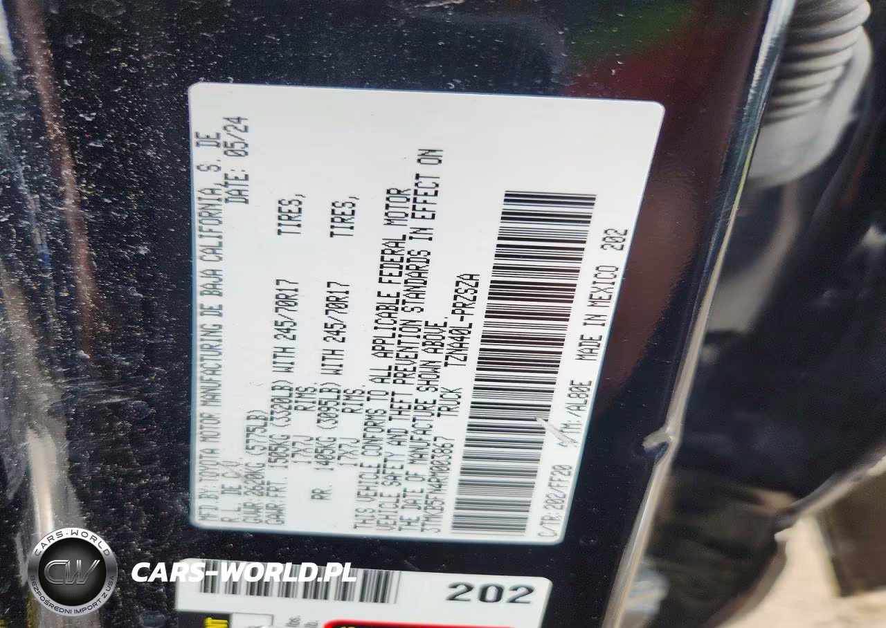 2024 Toyota Tacoma Sr5 VIN:3TMKB5FN4RM003867 - 12