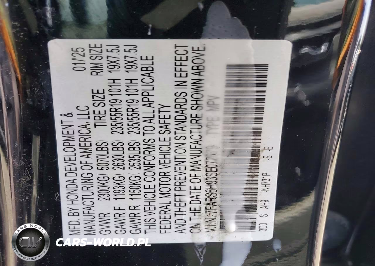 2025 Honda Cr-V Sport Touring VIN:7FARS6H93SE072679 - 13