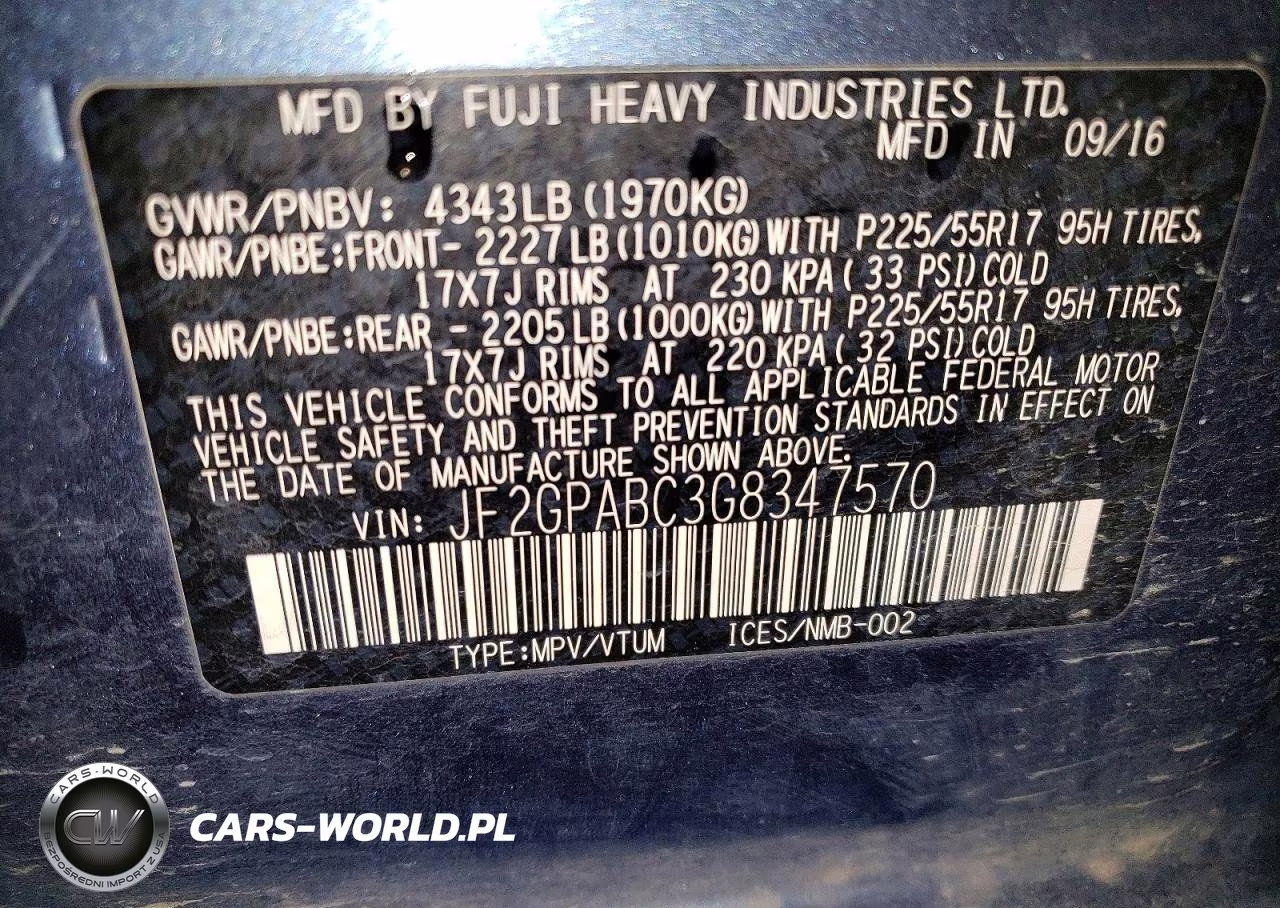 2016 Subaru Crosstrek Premium VIN:JF2GPABC3G8347570 - 13
