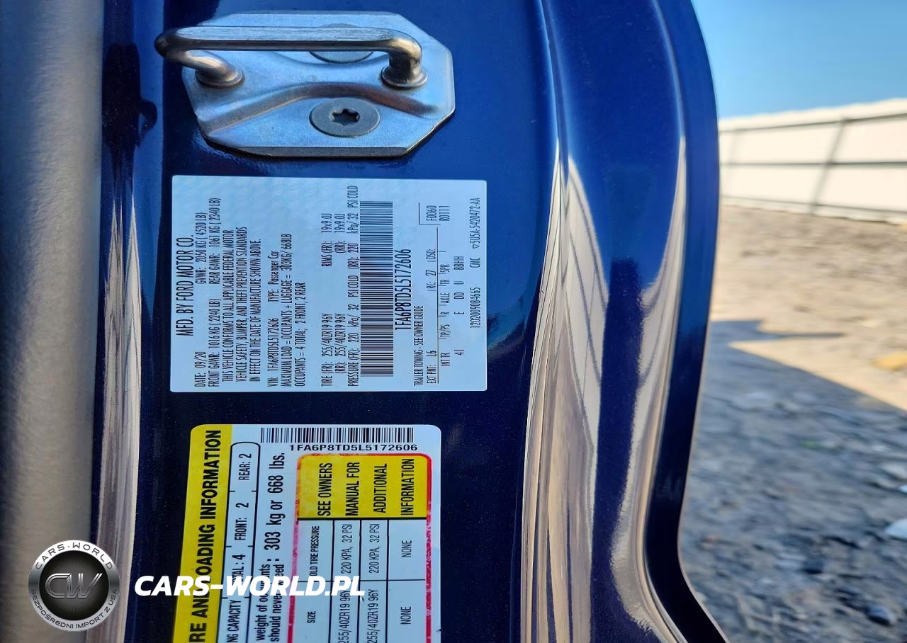 2020 Ford Mustang VIN:1FA6P8TD5L5172606 - 12