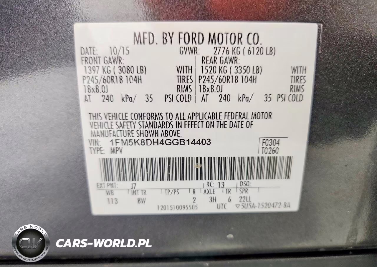 2016 Ford Explorer Xlt VIN:1FM5K8DH4GGB14403 - 13