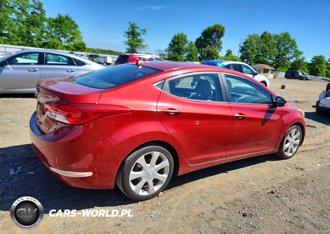 2012 Hyundai Elantra Limited VIN:KMHDH4AEXCU244856 - 3