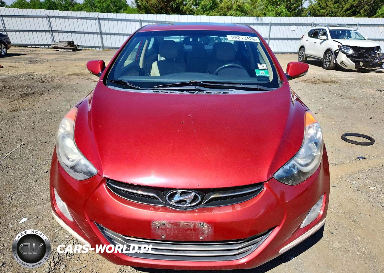 2012 Hyundai Elantra Limited VIN:KMHDH4AEXCU244856 - 5