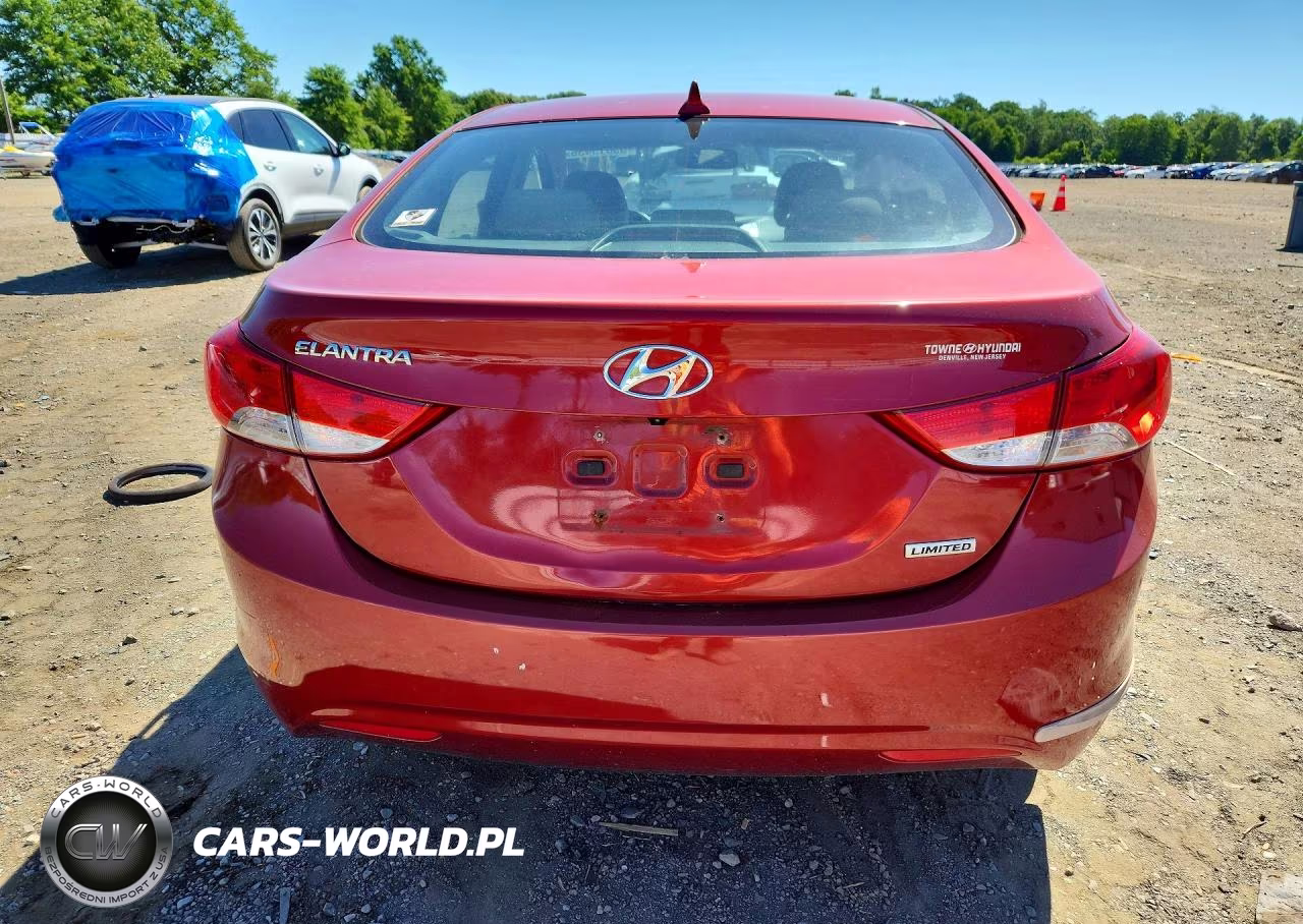 2012 Hyundai Elantra Limited VIN:KMHDH4AEXCU244856 - 6