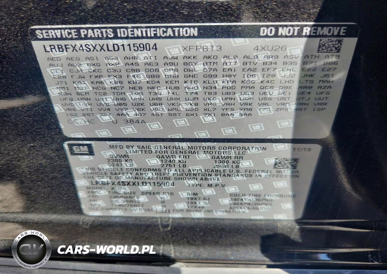 2020 Buick Envision Premium Ii VIN:LRBFX4SXXLD115904 - 13