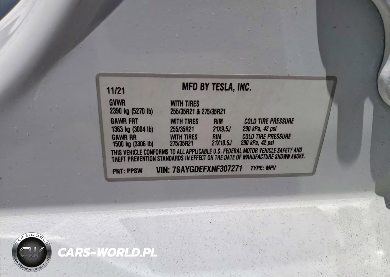 2022 Tesla Model Y VIN:7SAYGDEFXNF307271 - 12