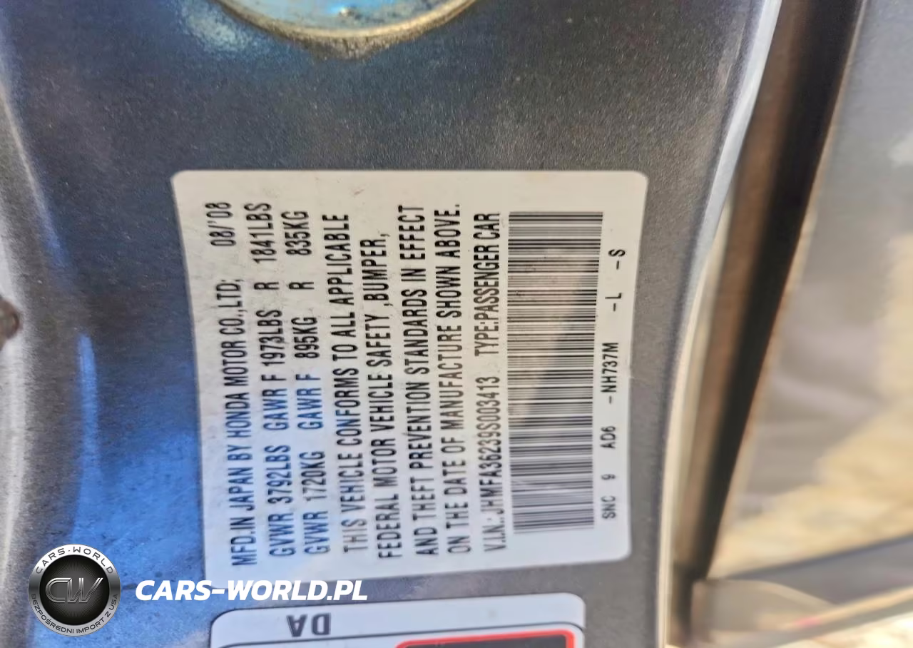 2009 Honda Civic Hybrid VIN:JHMFA36239S003413 - 12