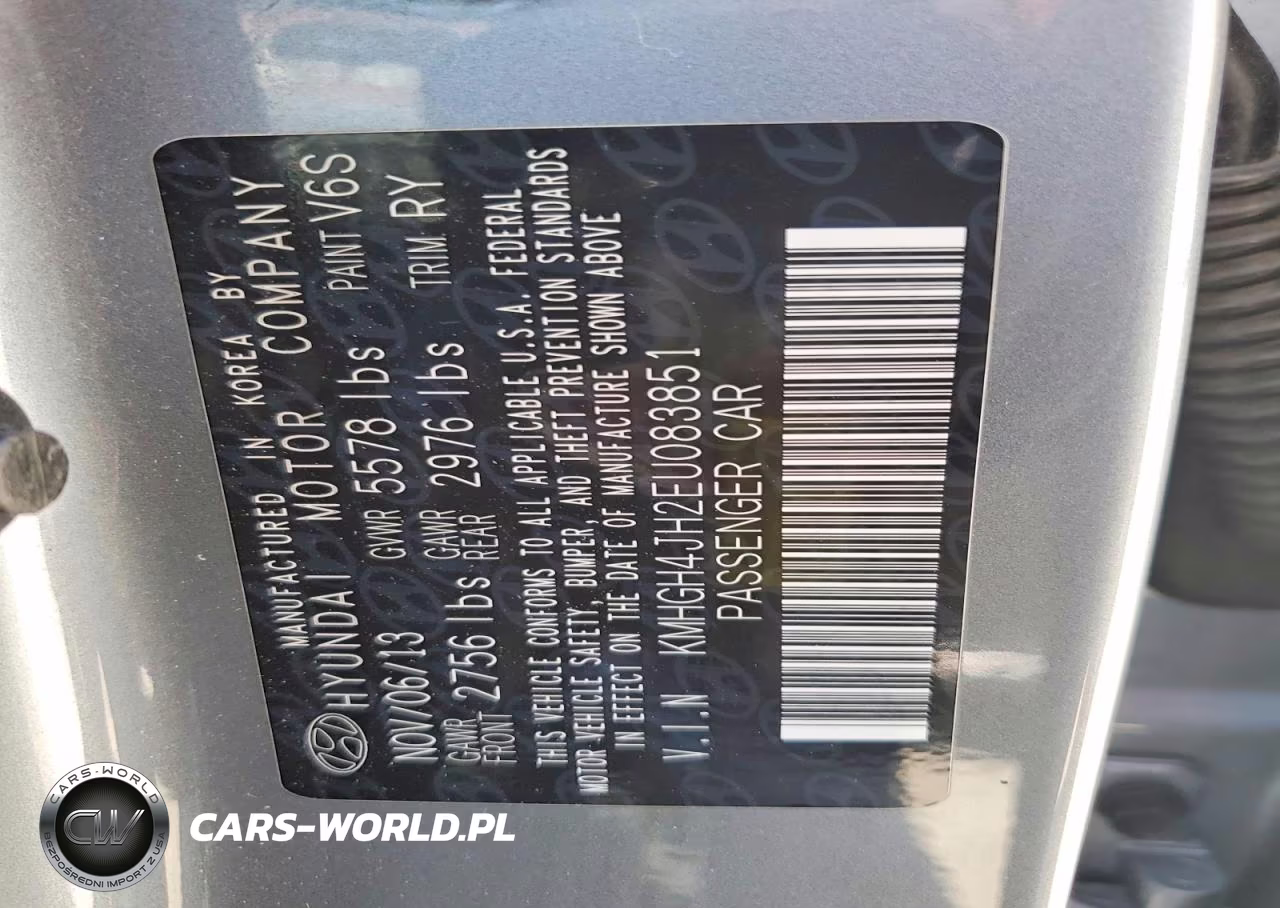 2014 Hyundai Equus Ultimate VIN:KMHGH4JH2EU083851 - 12
