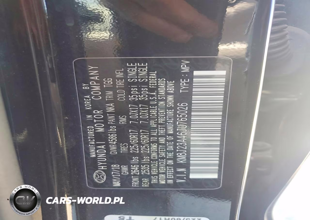 2018 Hyundai Tucson Se VIN:KM8J23A46JU765026 - 13