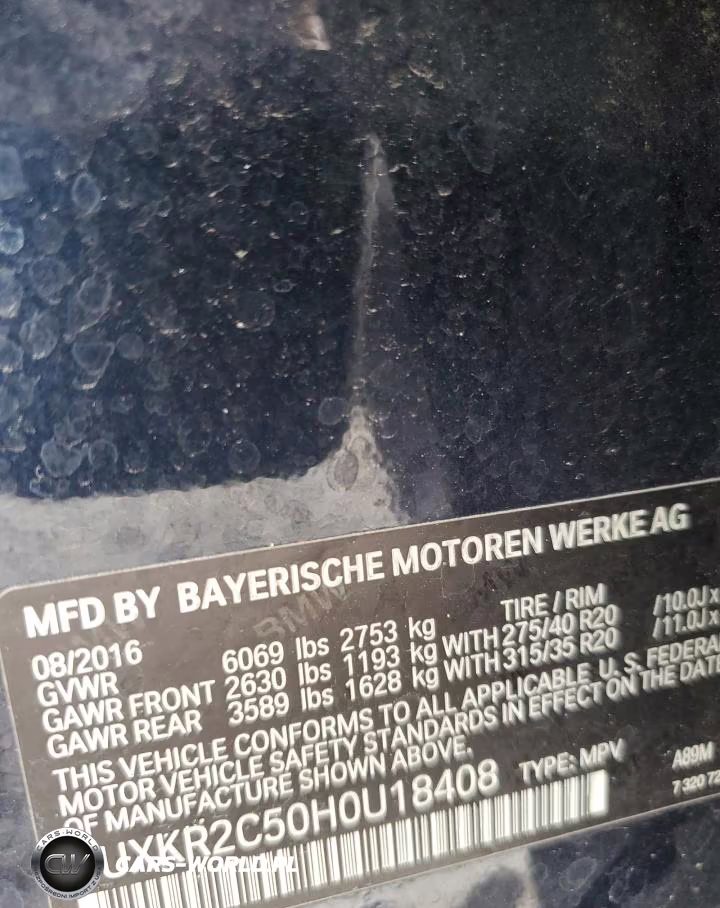 2017 BMW X5 Sdrive35I VIN:5UXKR2C50H0U18408 - 14