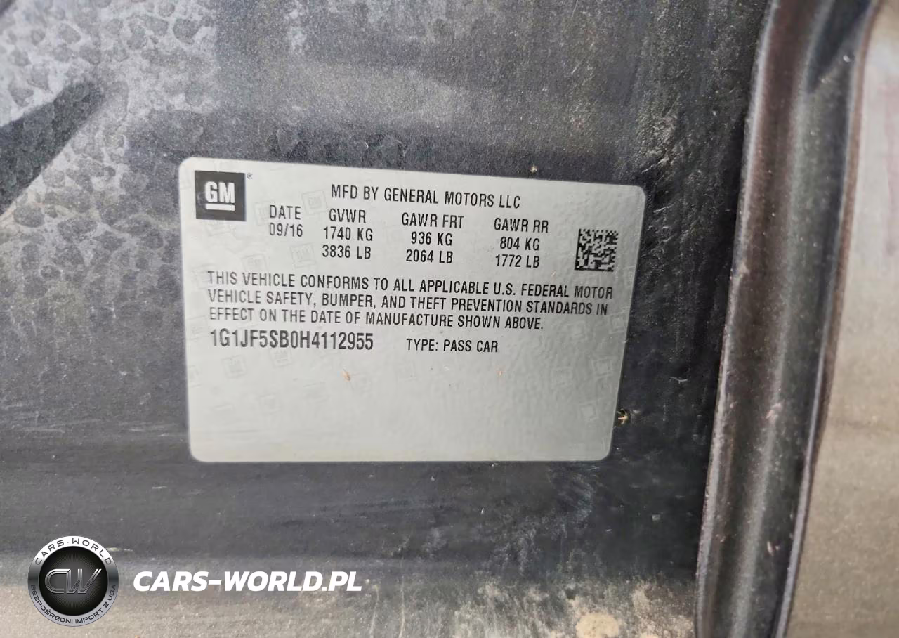 2017 Chevrolet Sonic Premier VIN:1G1JF5SB0H4112955 - 12