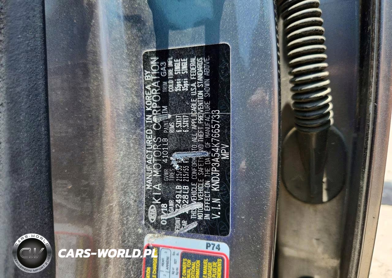 2019 Kia Soul + VIN:KNDJP3A54K7665733 - 12