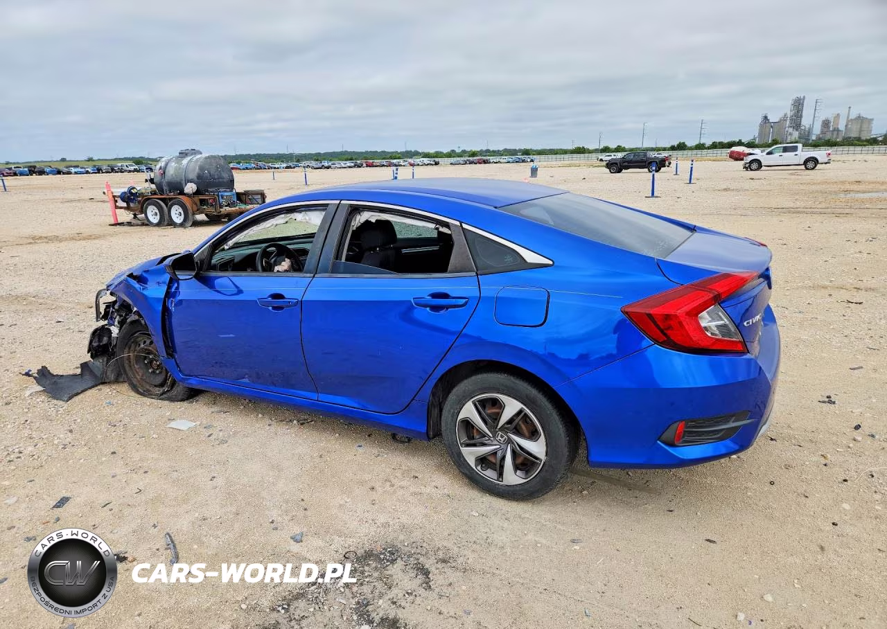 2019 Honda Civic Lx VIN:19XFC2F63KE036574 - 2