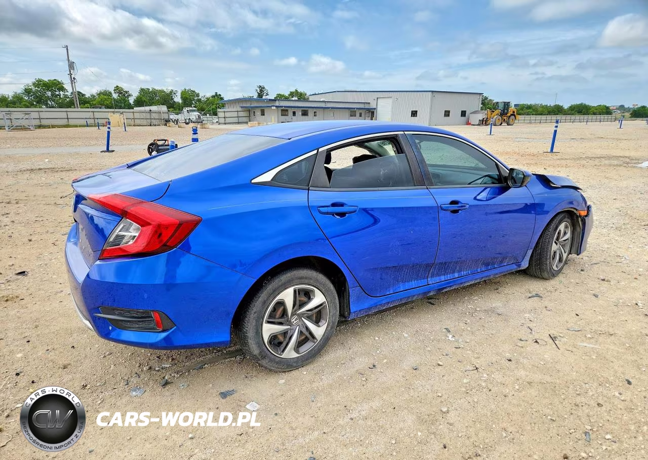 2019 Honda Civic Lx VIN:19XFC2F63KE036574 - 3