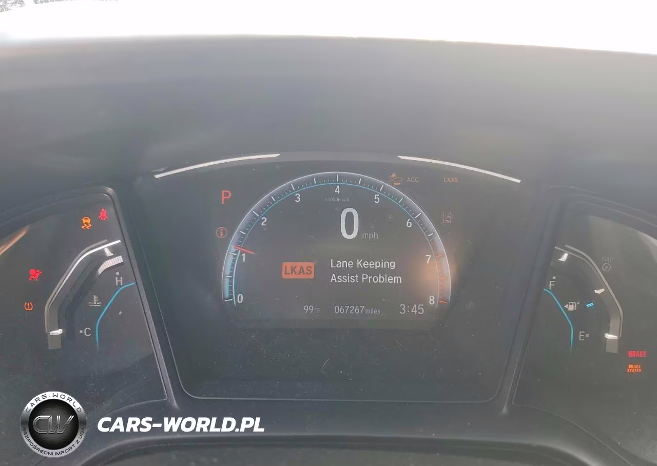 2019 Honda Civic Lx VIN:19XFC2F63KE036574 - 9