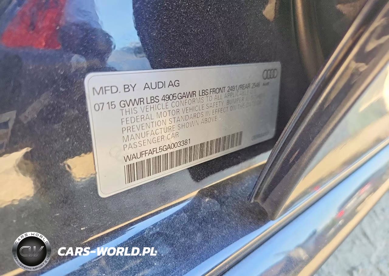 2016 Audi A4 Premium Plus S-Line VIN:WAUFFAFL5GA003381 - 13