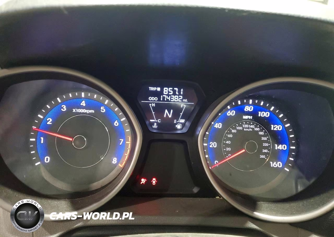 2013 Hyundai Elantra Gls VIN:KMHDH4AE9DU911241 - 9