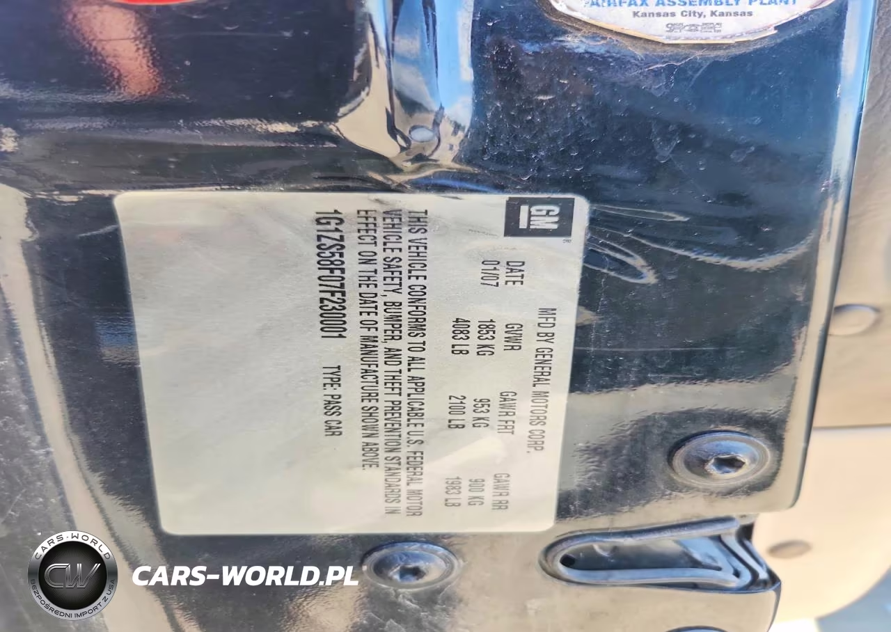 2007 Chevrolet Malibu Ls VIN:1G1ZS58F07F230001 - 12