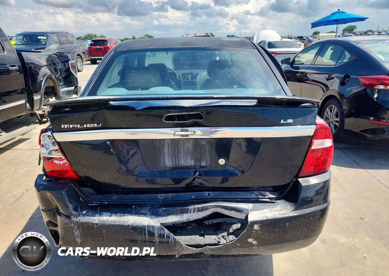 2007 Chevrolet Malibu Ls VIN:1G1ZS58F07F230001 - 6