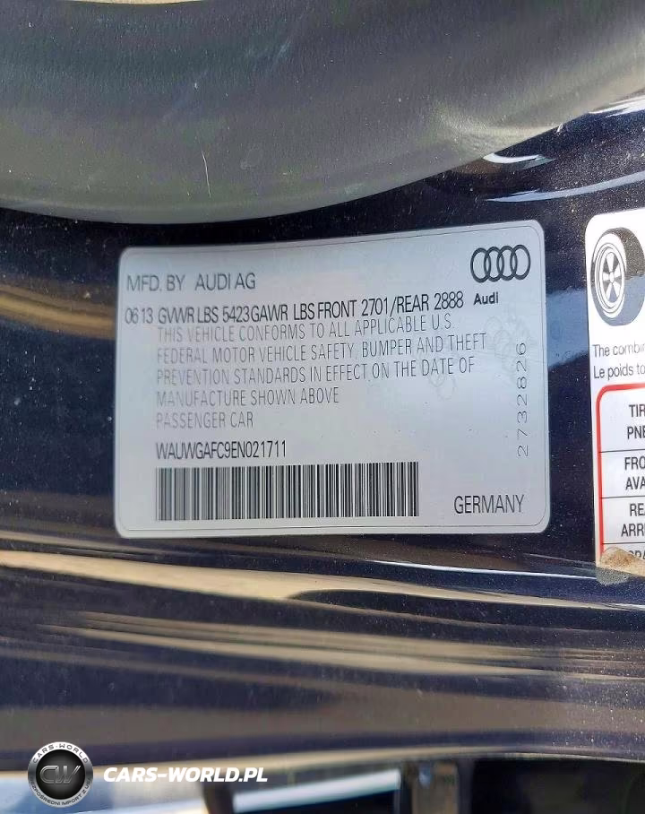2014 Audi A7 Premium Plus VIN:WAUWGAFC9EN021711 - 12