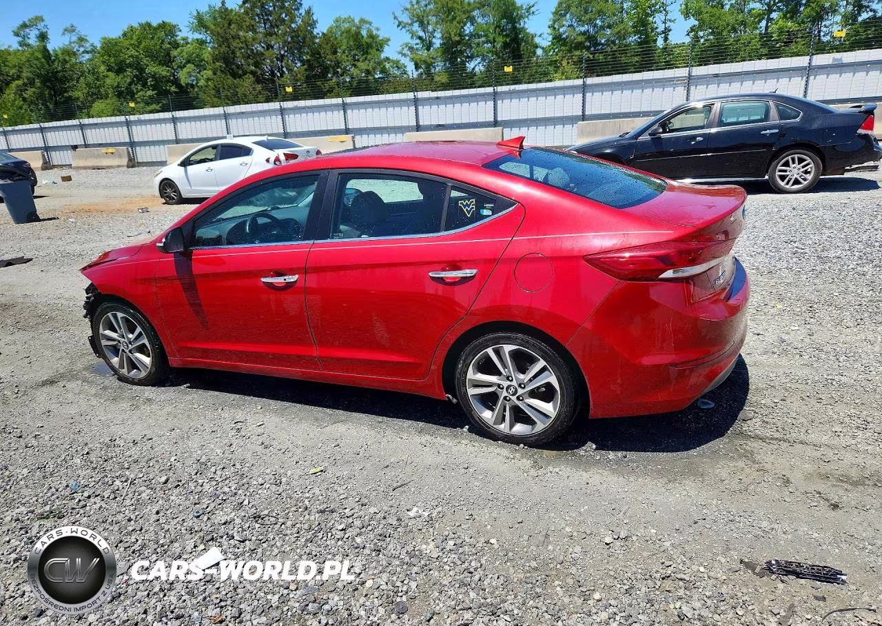 2017 Hyundai Elantra Limited VIN:5NPD84LF5HH037125 - 2