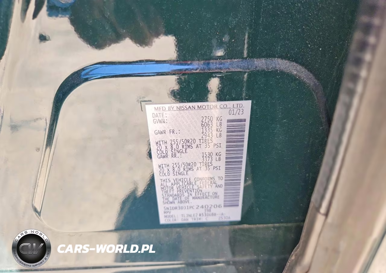 2023 Nissan Pathfinder Platinum VIN:5N1DR3DJ1PC240206 - 13