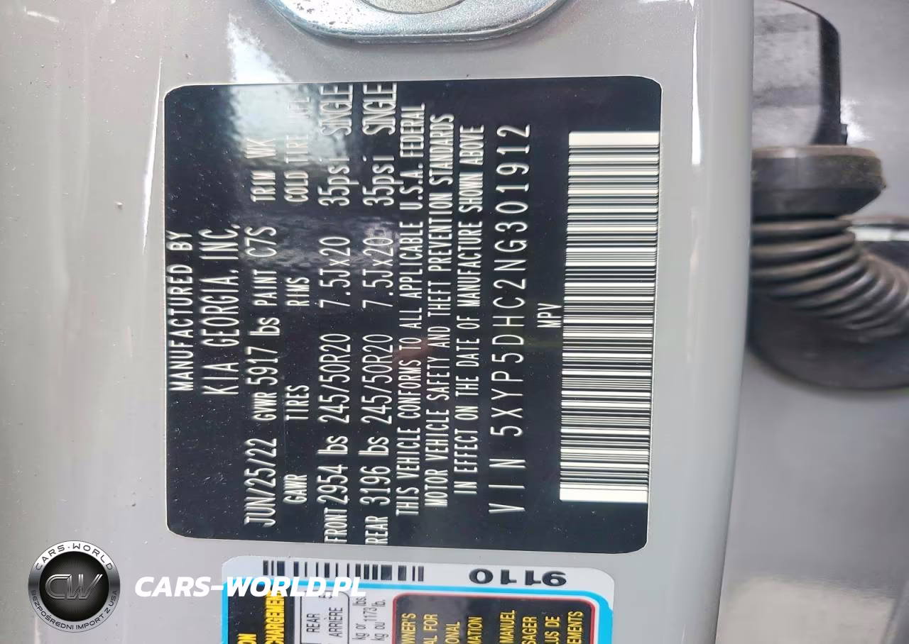 2022 Kia Telluride Sx VIN:5XYP5DHC2NG301912 - 14