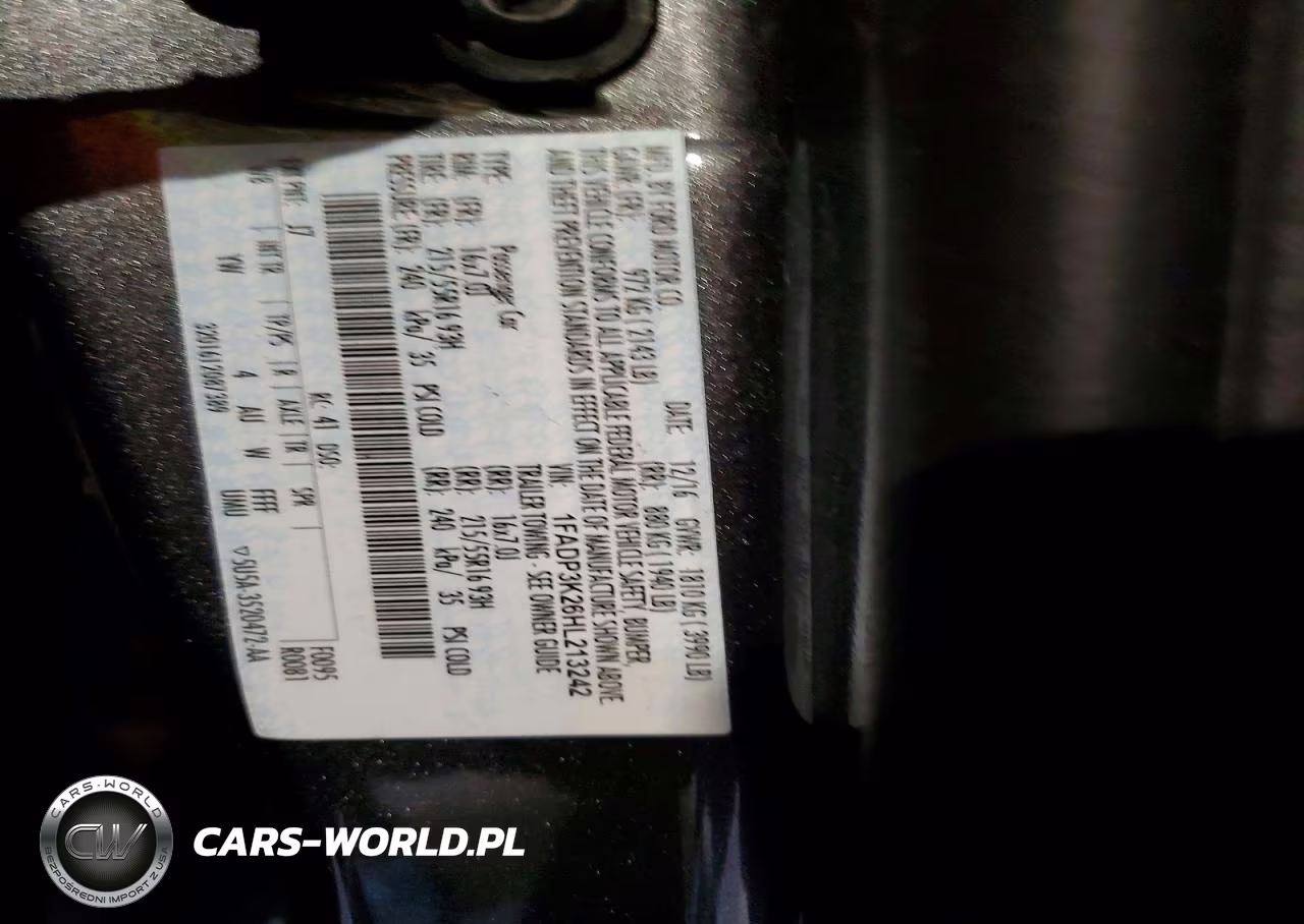2017 Ford Focus Se VIN:1FADP3K26HL213242 - 13