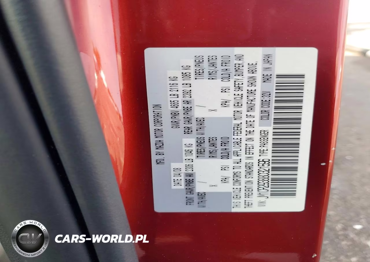 2008 Mazda 5 VIN:JM1CR293880321596 - 13