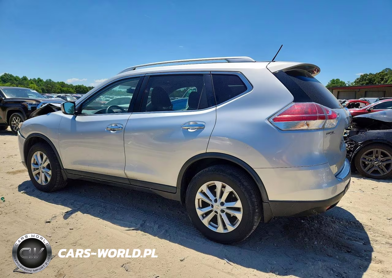 2015 Nissan Rogue Sv VIN:KNMAT2MV2FP558655 - 2