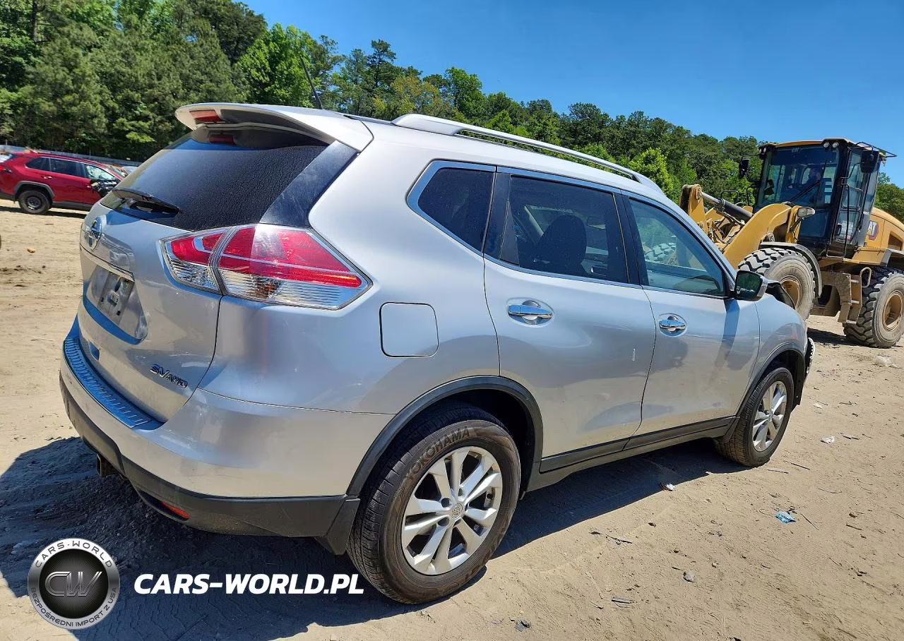 2015 Nissan Rogue Sv VIN:KNMAT2MV2FP558655 - 3
