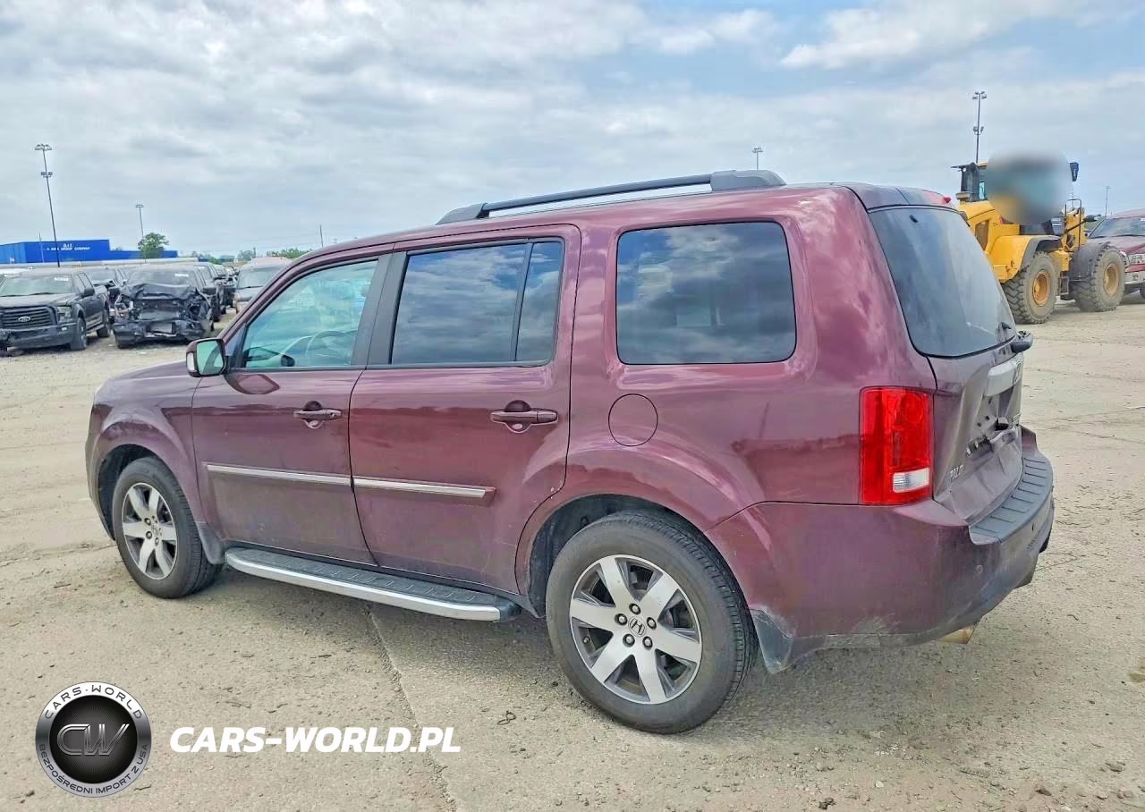 2013 Honda Pilot Touring VIN:5FNYF4H92DB068156 - 2
