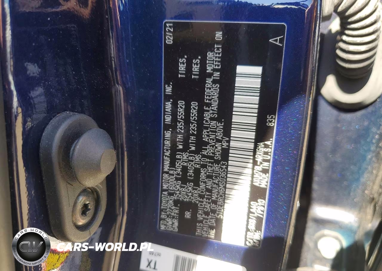2021 Toyota Highlander Hybrid Platinum VIN:5TDEBRCH6MS036543 - 13