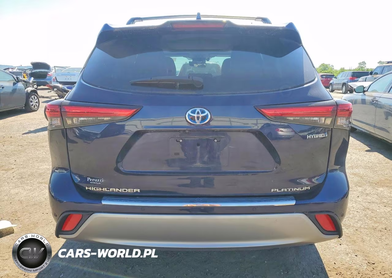 2021 Toyota Highlander Hybrid Platinum VIN:5TDEBRCH6MS036543 - 6