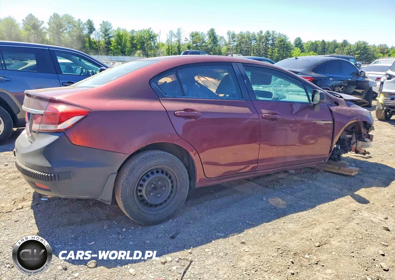 2013 Honda Civic Lx VIN:2HGFB2F51DH593292 - 3