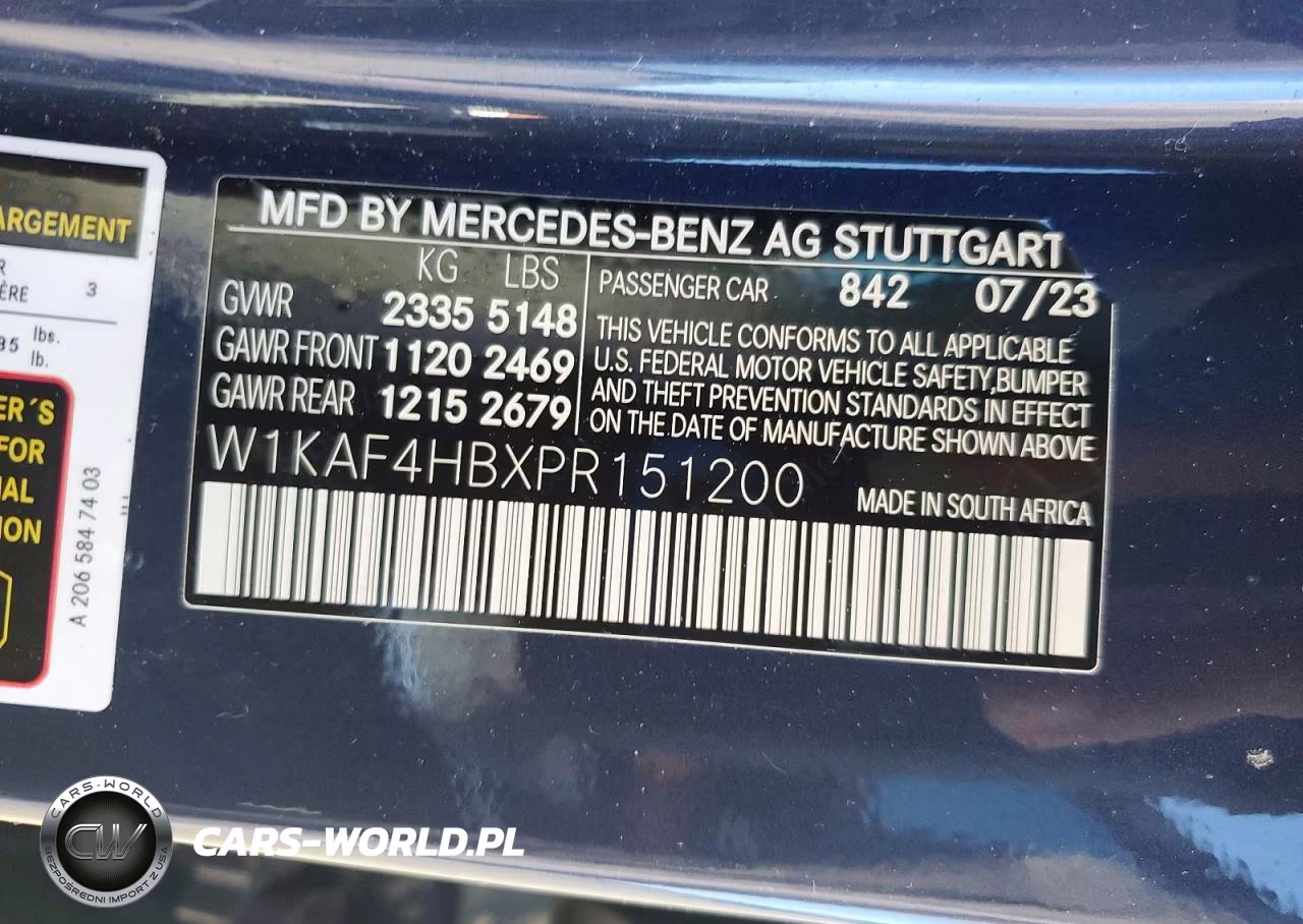 2023 Mercedes-Benz C 300 4Matic VIN:W1KAF4HBXPR151200 - 12