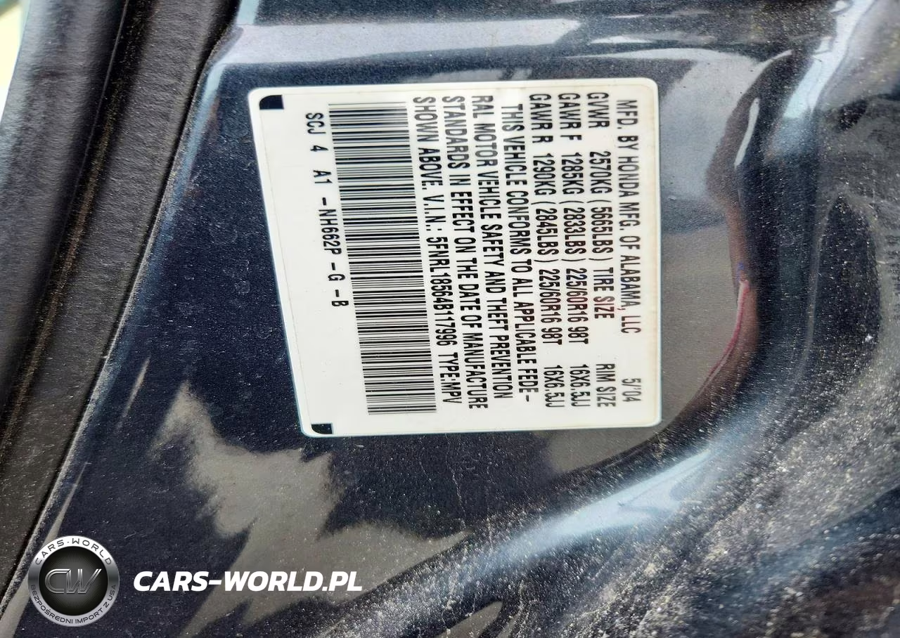 2004 Honda Odyssey Lx VIN:5FNRL18564B117996 - 12