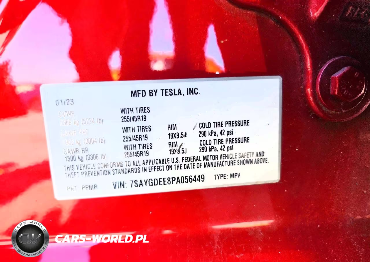 2023 Tesla Model Y VIN:7SAYGDEE8PA056449 - 12