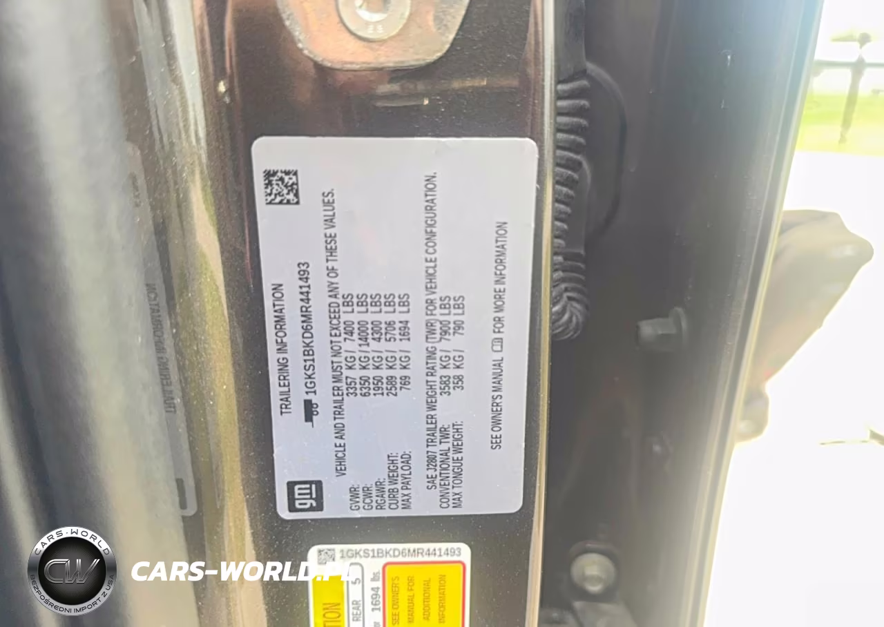 2021 GMC Yukon Slt VIN:1GKS1BKD6MR441493 - 10