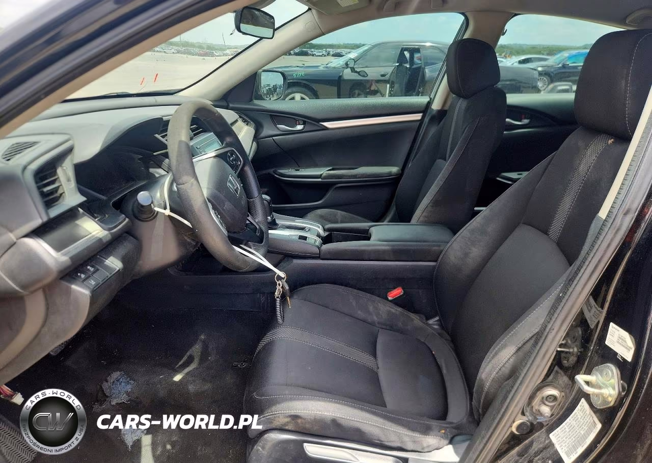 2019 Honda Civic Lx VIN:19XFC2F65KE040576 - 7